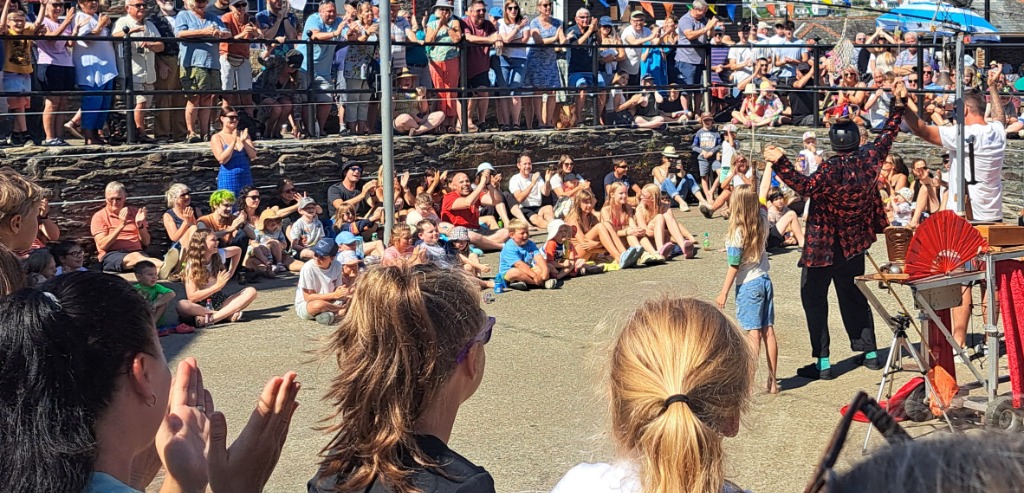 Family Street Entertainer on the Coal Wharf